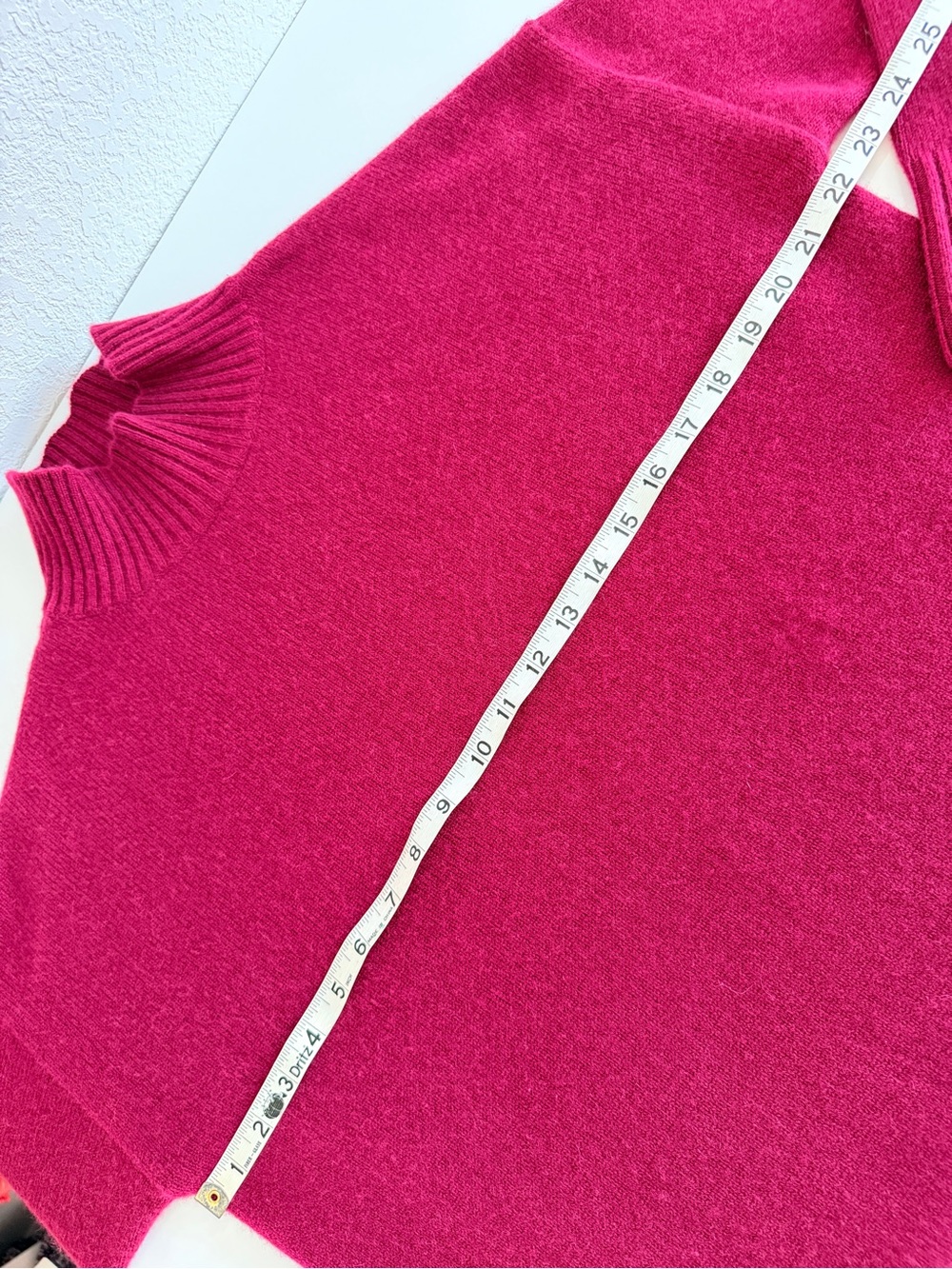 Pura Mock Neck Sweater - Raspberry - Picture 3 of 15